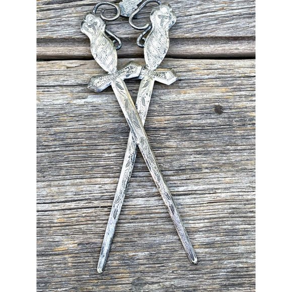 Antique Victorian Odd Fellows Ornament Hand Sword - Picture 7 of 8